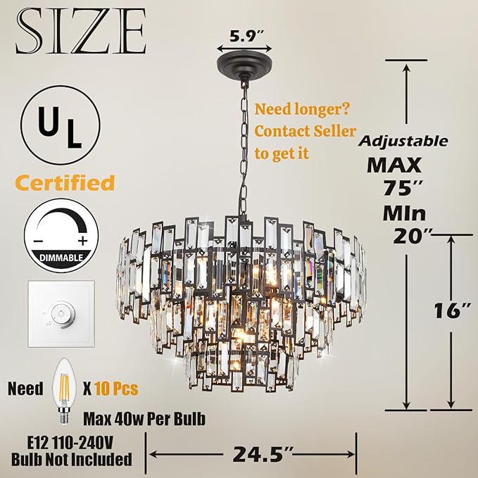 Modern Crystal Chandelier Lighting