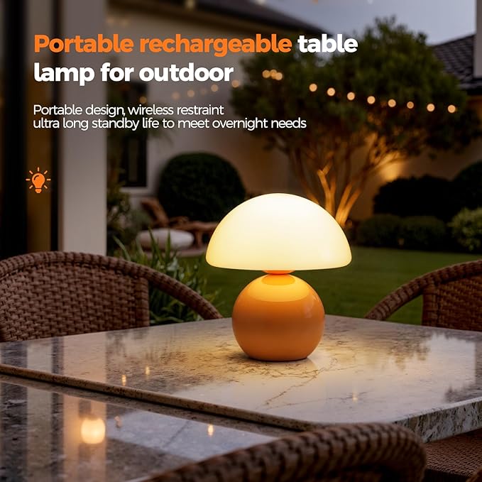 NIORSUN Mushroom Lamp Table Lamp