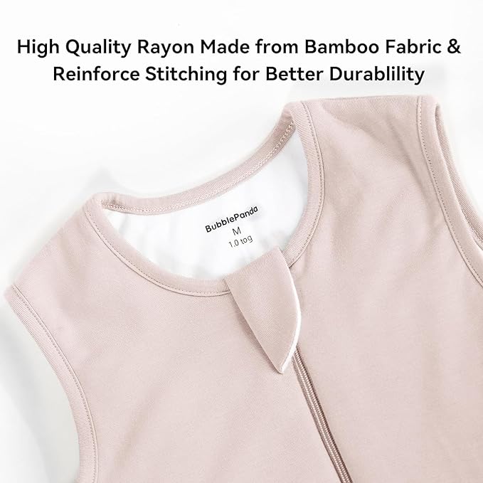 BubblePanda Rayon Made From Bamboo Toddler Sleep Sack with Feet 24-36 Months 2.5 Tog Winter Ultra Soft Warm Baby Sleep Bag Walker 2t-3t Quilted Thick Wearable Blanket with Legs 2-Way Zipper