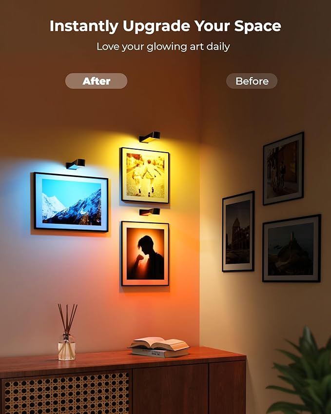 3 Pack Picture Lights for Wall