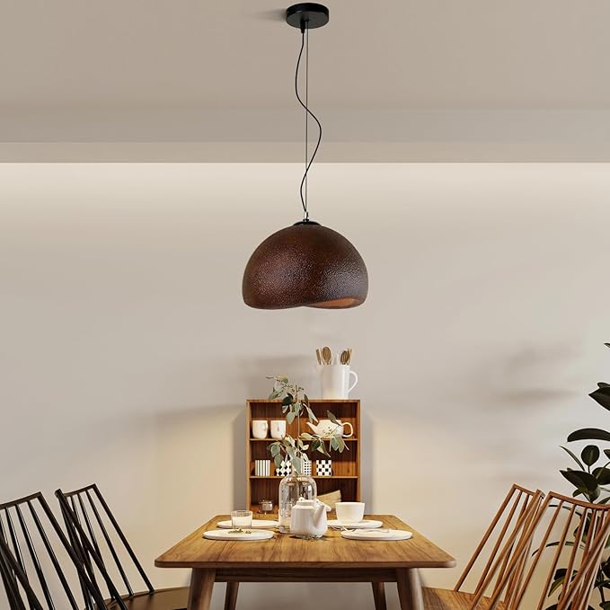 JAYMP Dark Brown Wabi Sabi Pendant Light