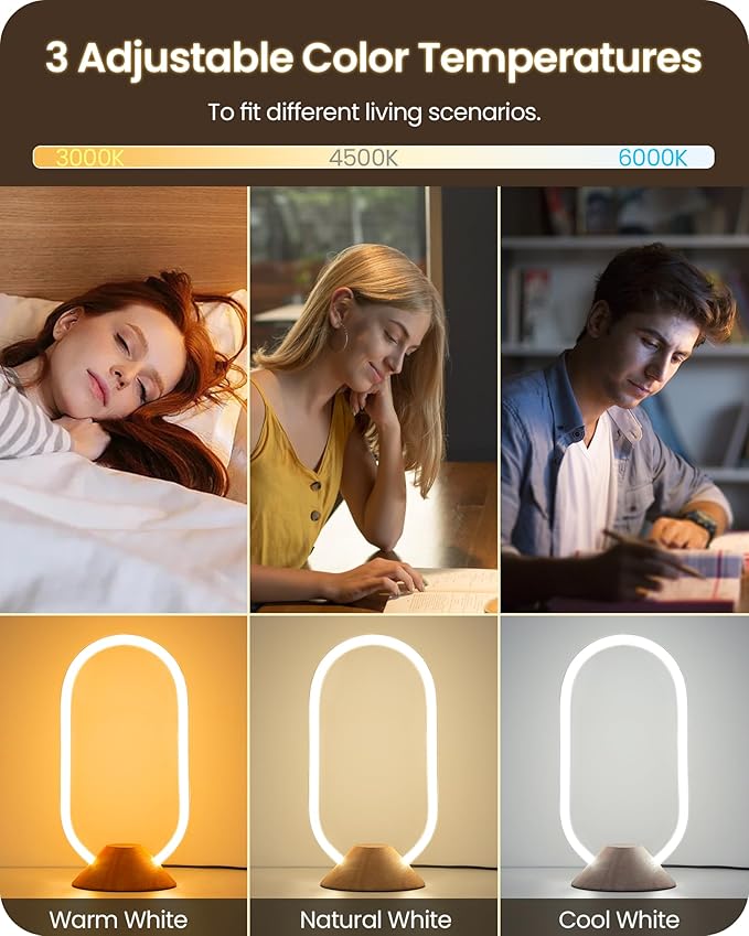 Modern LED Table Lamp, Bedside Lamp