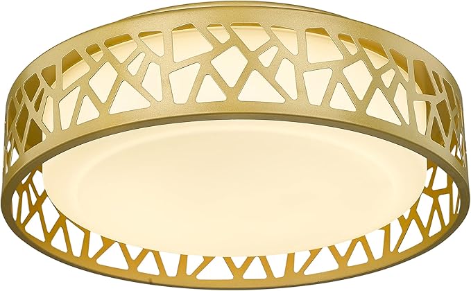 LED Flush Mount Ceiling Light, 12 inch 15W 1100 Lumens Close to Ceiling Light