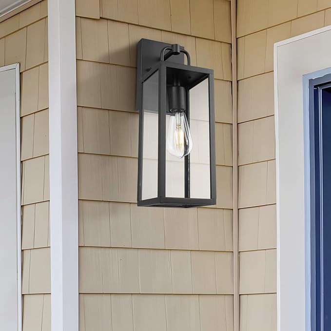 Outdoor Wall Sconce Lights, 16 Inch Tall Transitional Exterior Wall Light