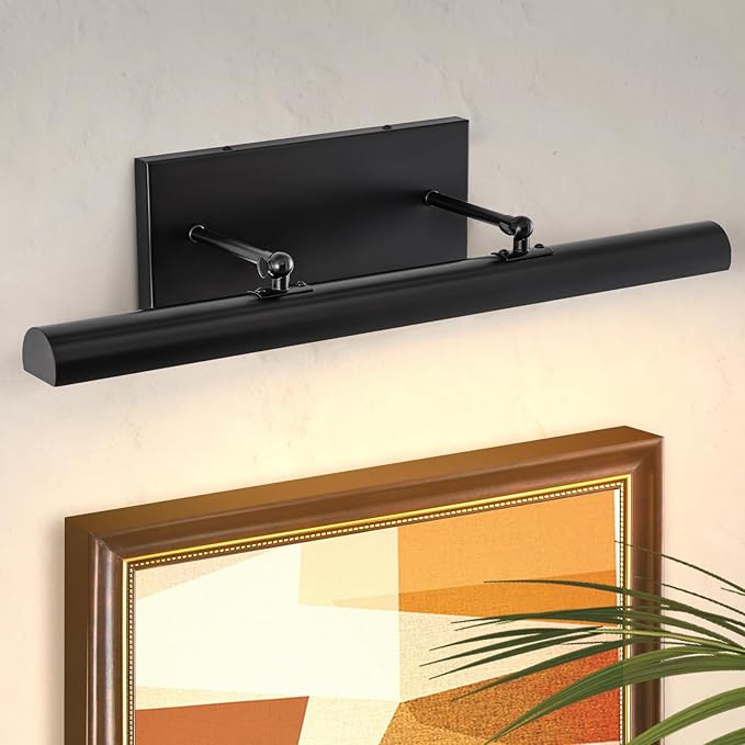 BELS Picture Lights for Wall Hardwired, 3-Light 2700k, Non-Dimmable, 270°
