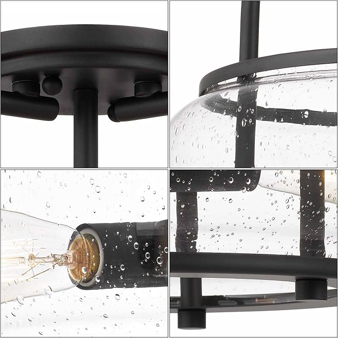 Elisha 2-Light Semi Flush Mount Ceiling Light
