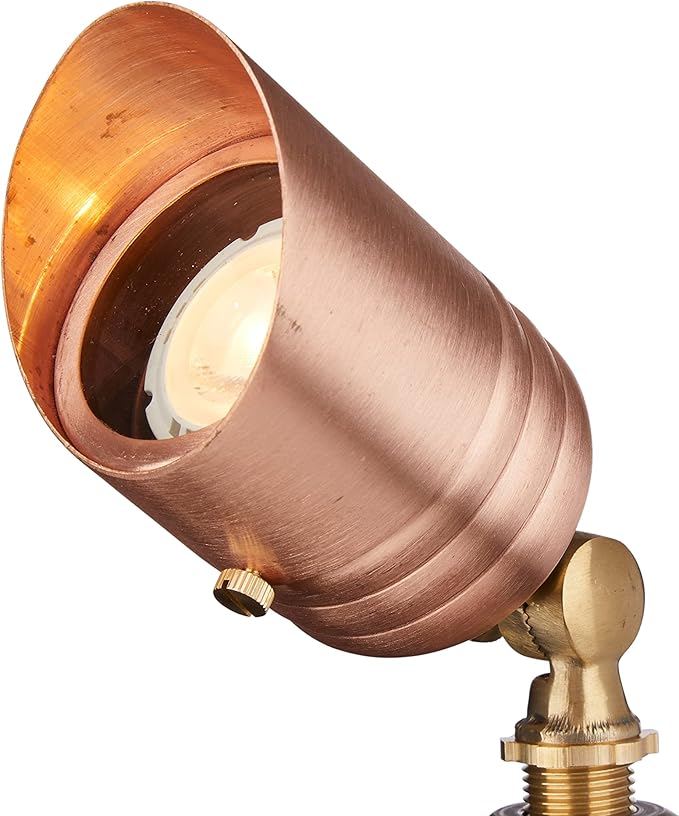 VOLT Fat Boy 12V Solid Copper Outdoor Spotlight