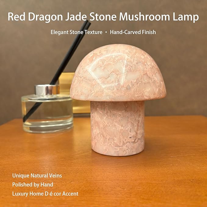 Marble Mushroom Table Lamp