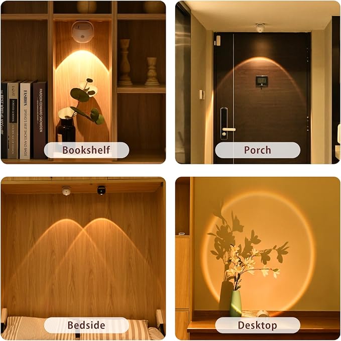 350° Rotatable Motion Sensor Wall Sconce
