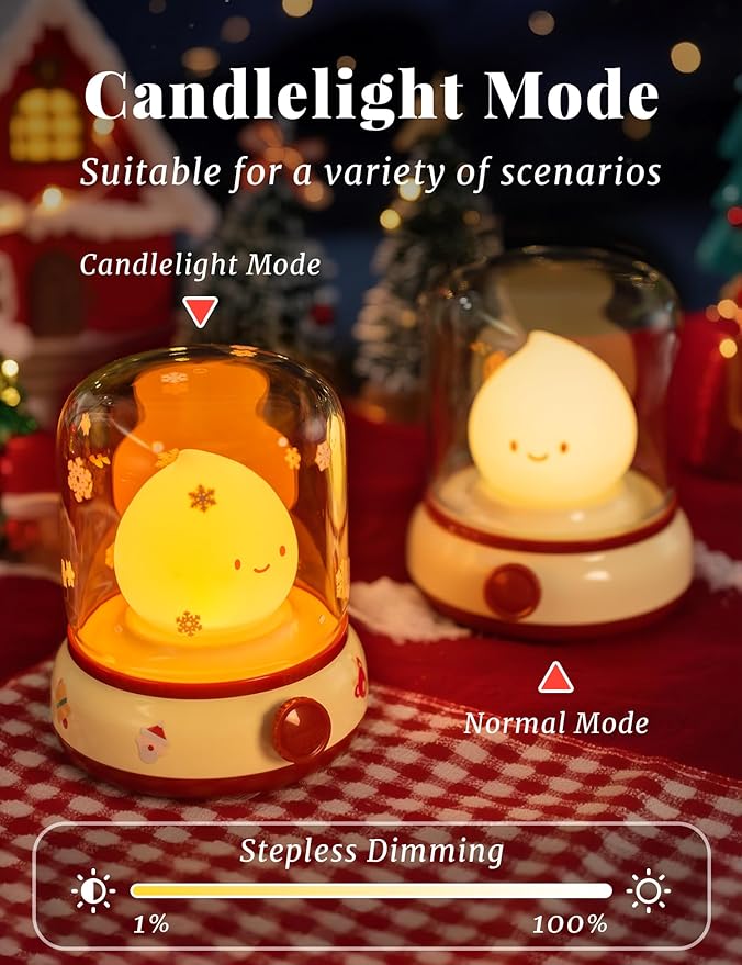 Christmas Night Light Music Box