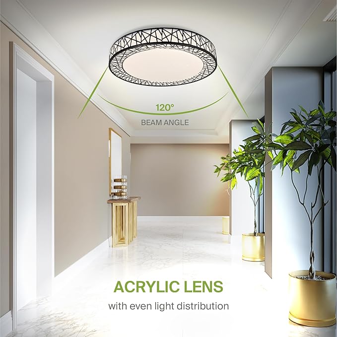 ASD 18 Inch LED Flush Mount Ceiling Light Fixture