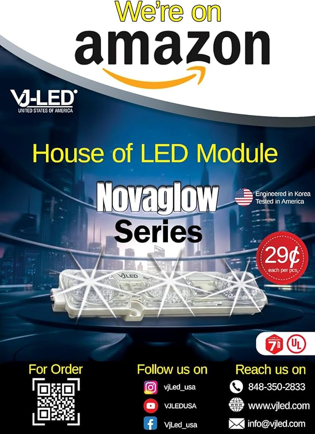Super Bright 100-Pcs LED Module 10, 000K LED Strip