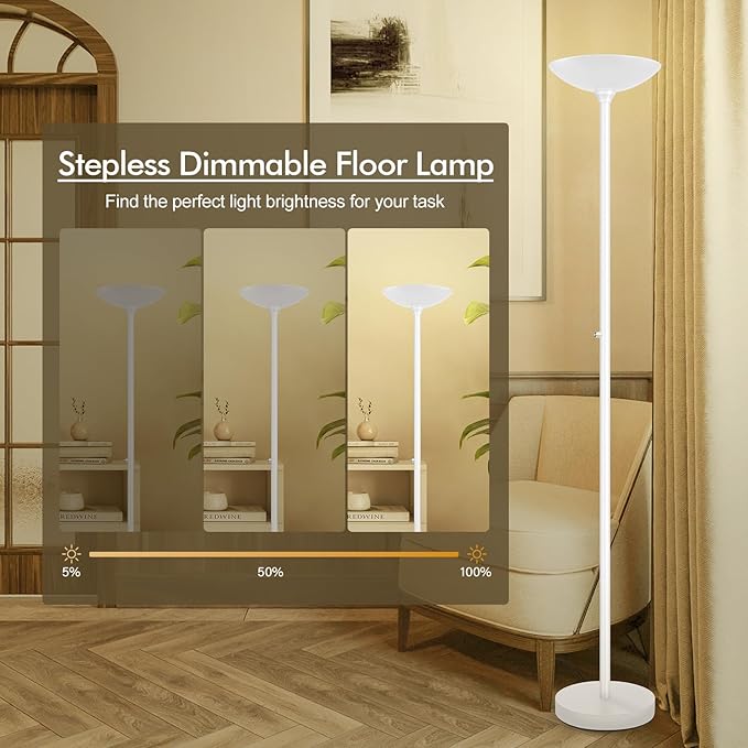 30W Torchiere Floor Lamp
