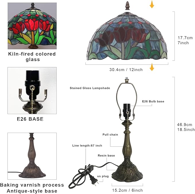 Stained Glass Table Lamp