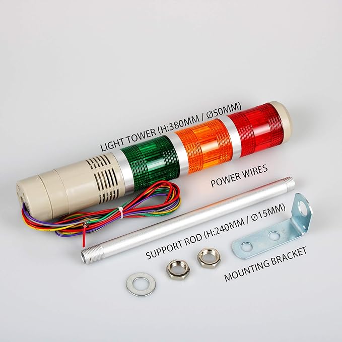 Industrial Signal Tower, Column LED Alarm Tower