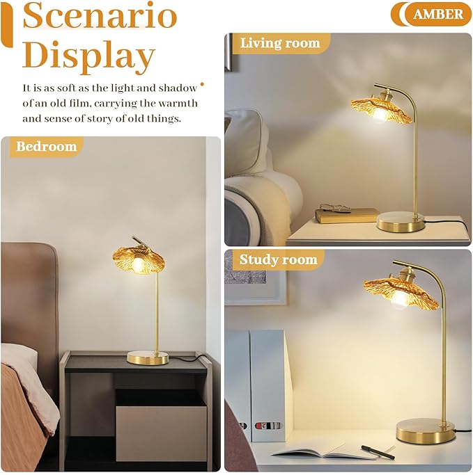 Modern Table Lamp Gold Table Lamp Mid Centry Table Lamps Touch Bedside Lamp