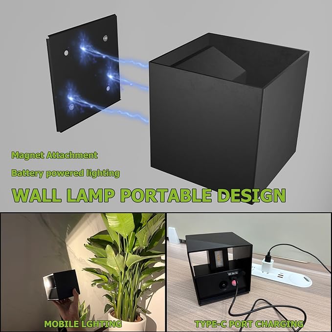 Motion Sensor Wall Light, Battery Powered