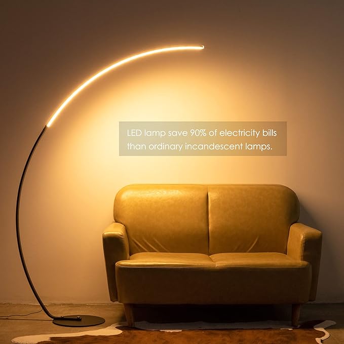 NUÜR Arc Floor Lamp, Arched Bright Floor Lamps