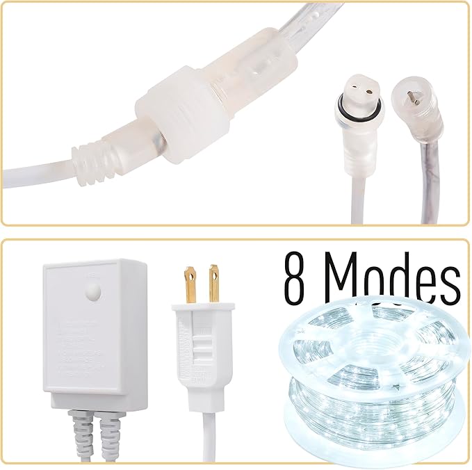 Waterproof LED Rope Lights, Connectable & Flexible