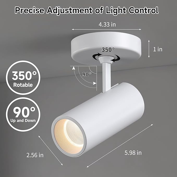 12W LED Dimmable Ceiling Spotlight Indoor