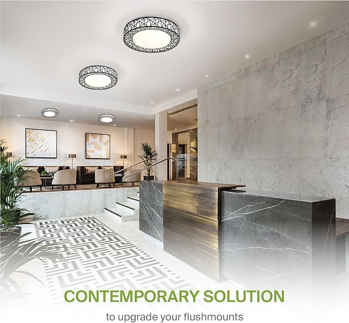 ASD 16 Inch LED Flush Mount Ceiling Light Fixture