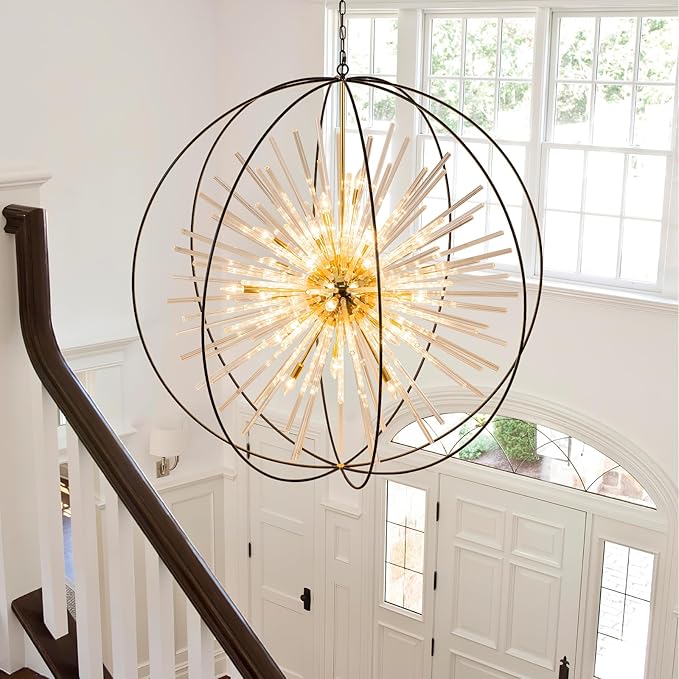 Vezzio 52" Extra Large Globe Chandelier