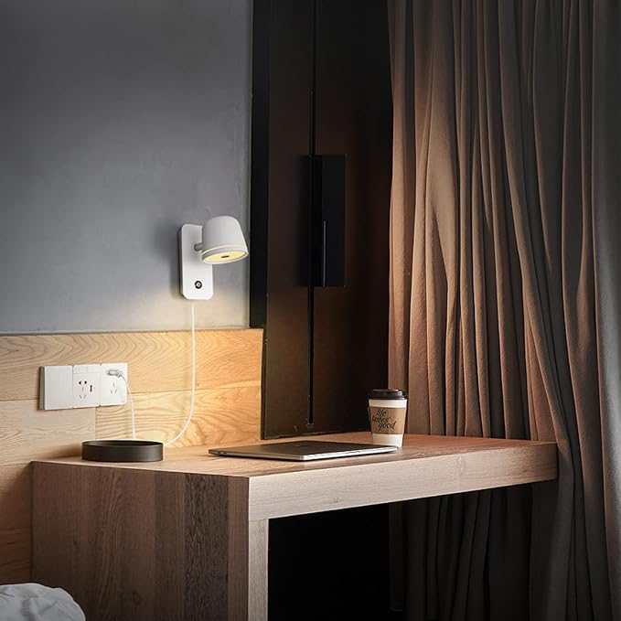 Aisilan LED Plug in Wall Sconce