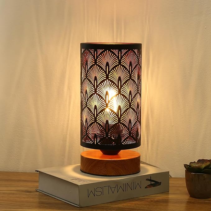 Small Industrial Table Lamps Dimmable, Bedside Lamps
