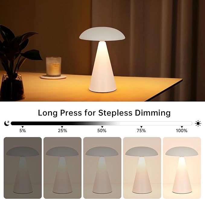 Cordless Rechargeable Table Lamp