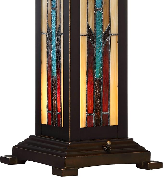 Robert Louis Tiffany Ranier Mission Tiffany Style Table Lamp
