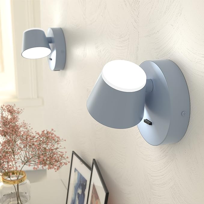 URSOLA Wall Light Set of Two, LED Wall Sconce