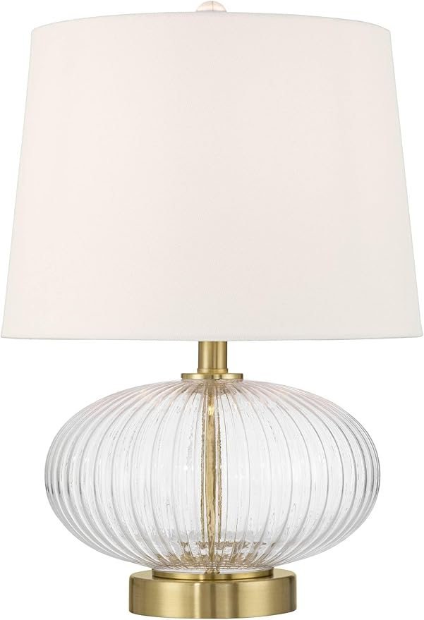 360 Lighting Darrah 20" High Small Mid Century Modern Accent Table Lamp USB