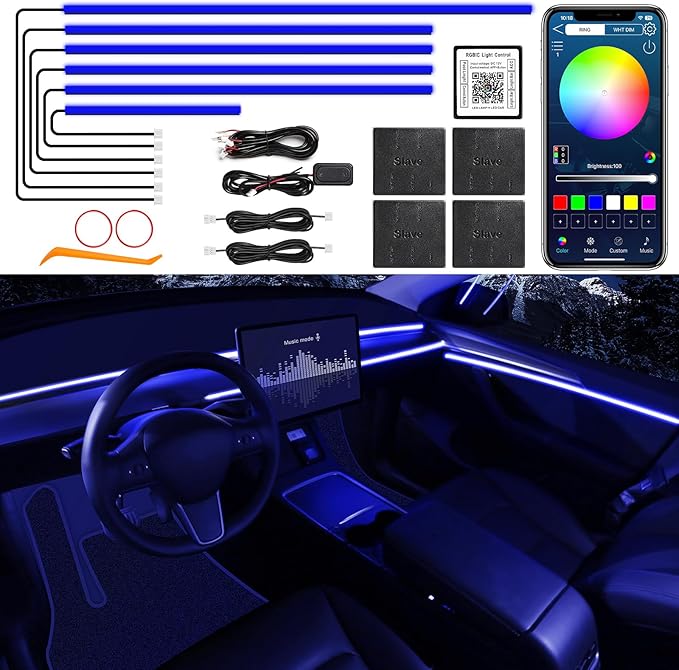 Acrylic Interior Car LED Strip Light