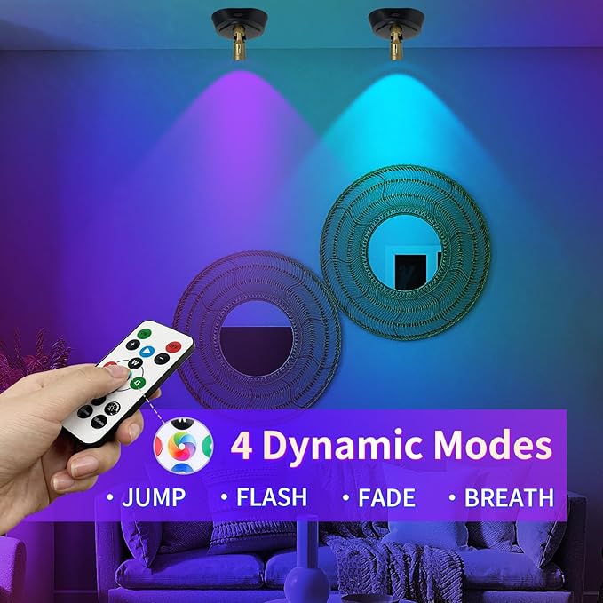 LEASTYLE LED Wireless Spotlights