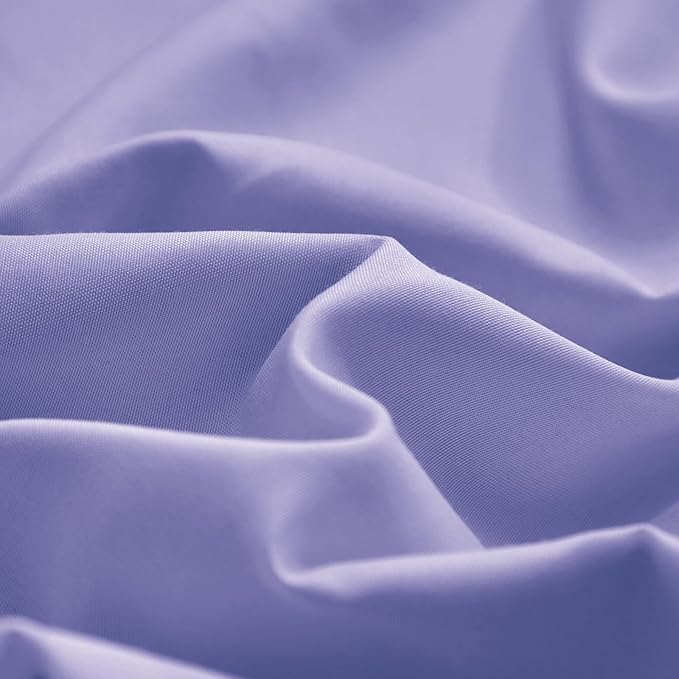UOZZI BEDDING 4 Pieces Toddler Bedding Set Ultra Soft and Breathable Toddler Sheet Set - Includes Comforter, Flat Sheet, Fitted Sheet and Pillowcase - Purple & Gray