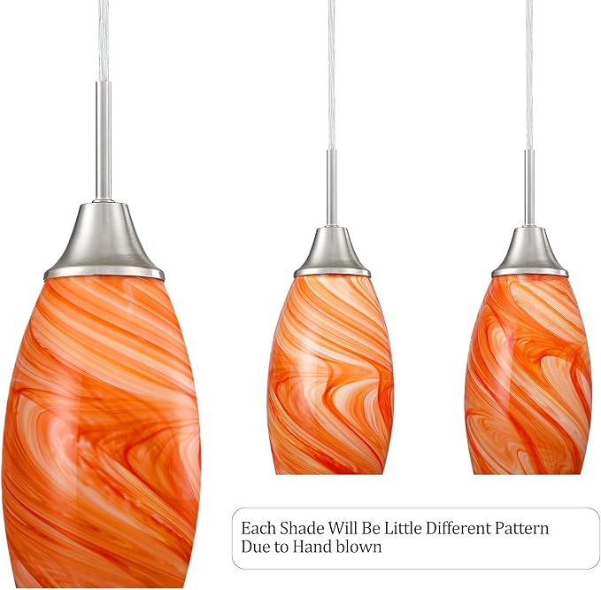 Mini Glass Pendant Light 4.72"