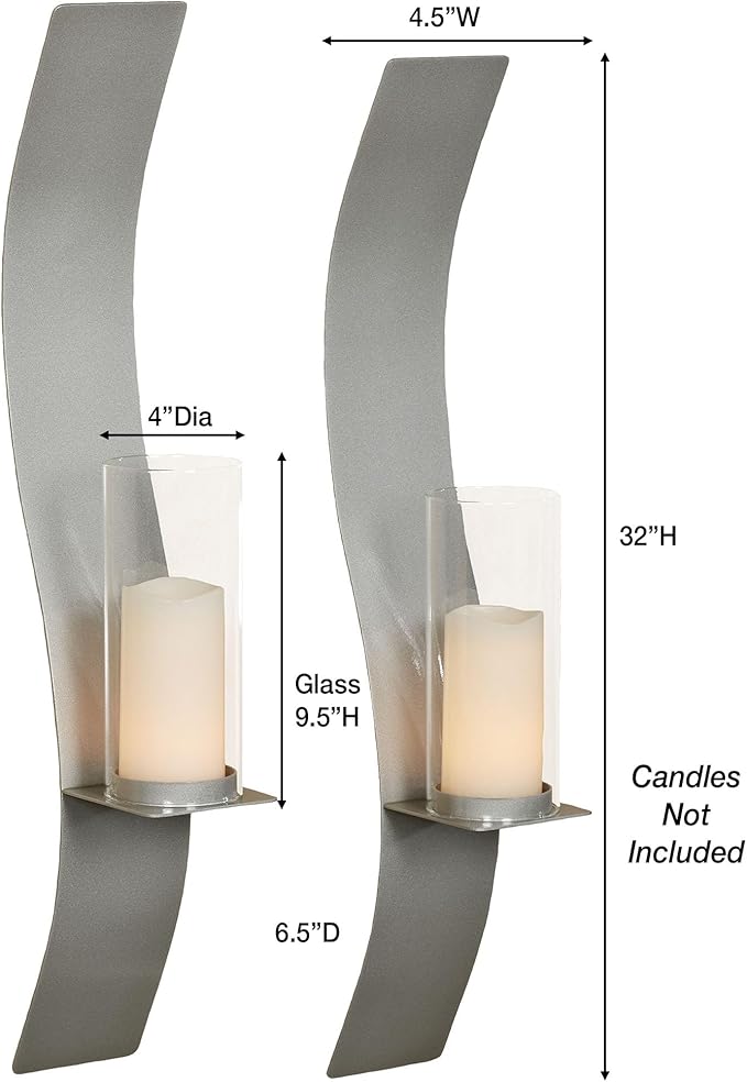 Touch of Class Sinuous Wall Sconce Pair
