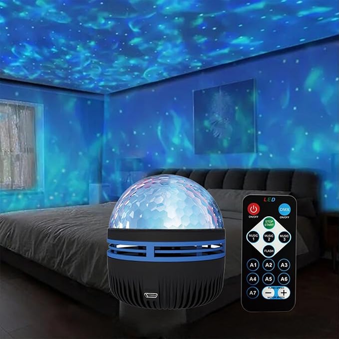 2 in 1 Northern Lights and Ocean Wave Projector