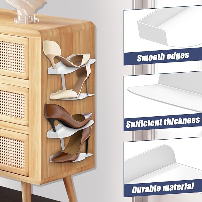 2 Pcs Floating Shoe Display Shelves