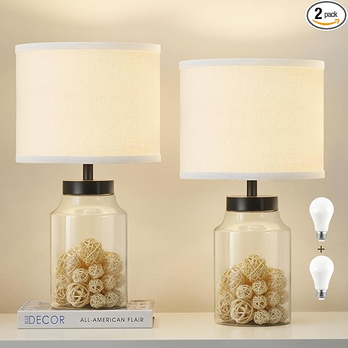 GyroVu Fillable Table Lamp for Christmas Decorations, Table Lamp