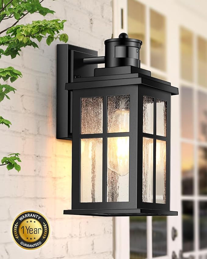 VIANIS Motion Sensor Outdoor Light Fixtures Wall Mount, Anti-Rust Waterproof