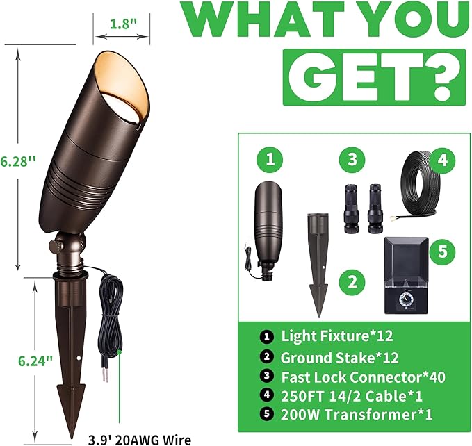 12v Landscape Lighting Kit,
