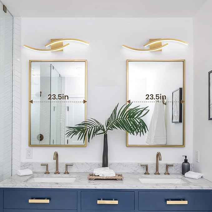 23.62 inch Vanity Light for Bathroom Lighting Fixtures Over Mirror Dimmable