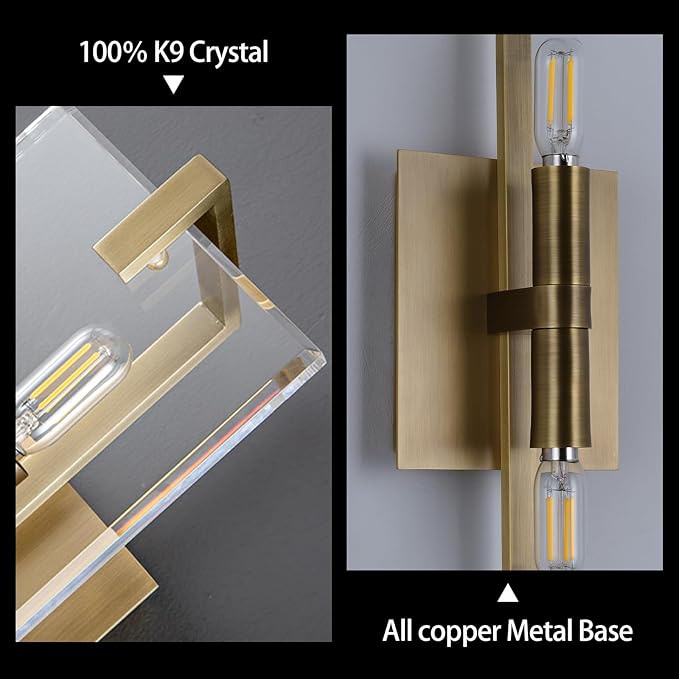 Crystal Vanity Wall Sconces Lights