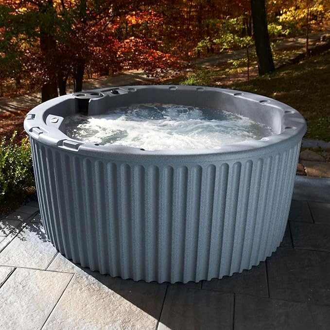 AquaLife Outback™ 5-6 Person 20-Jet Non-Lounger Hot Tub with LED Lighting and Insulated Cover