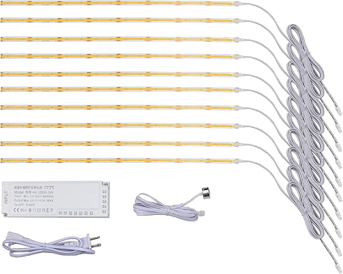 Under Cabinet Lighting Kit, Bright Under Cabinet Lights, Flexible Led Strip