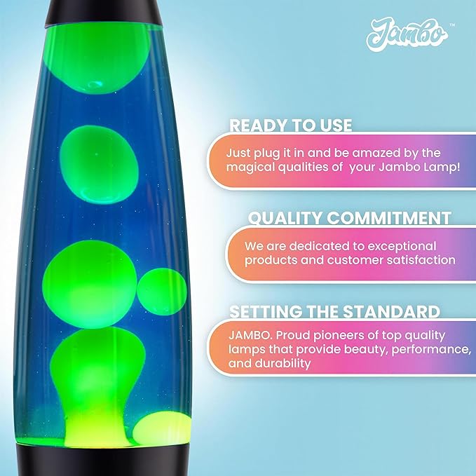 JAMBO 16" Beautiful Lamp- Blue