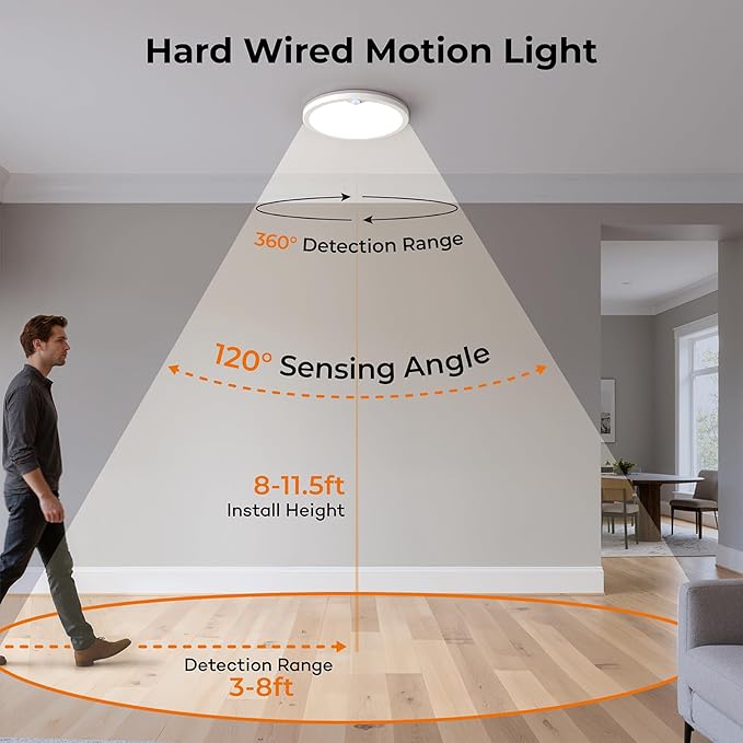 Motion Sensor Ceiling Light