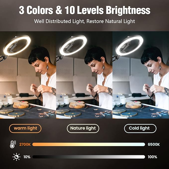 Upgrade 18W Ring Light Tripod iPhone