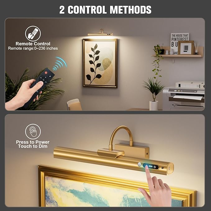 15.7'' Picture Lights for Wall
